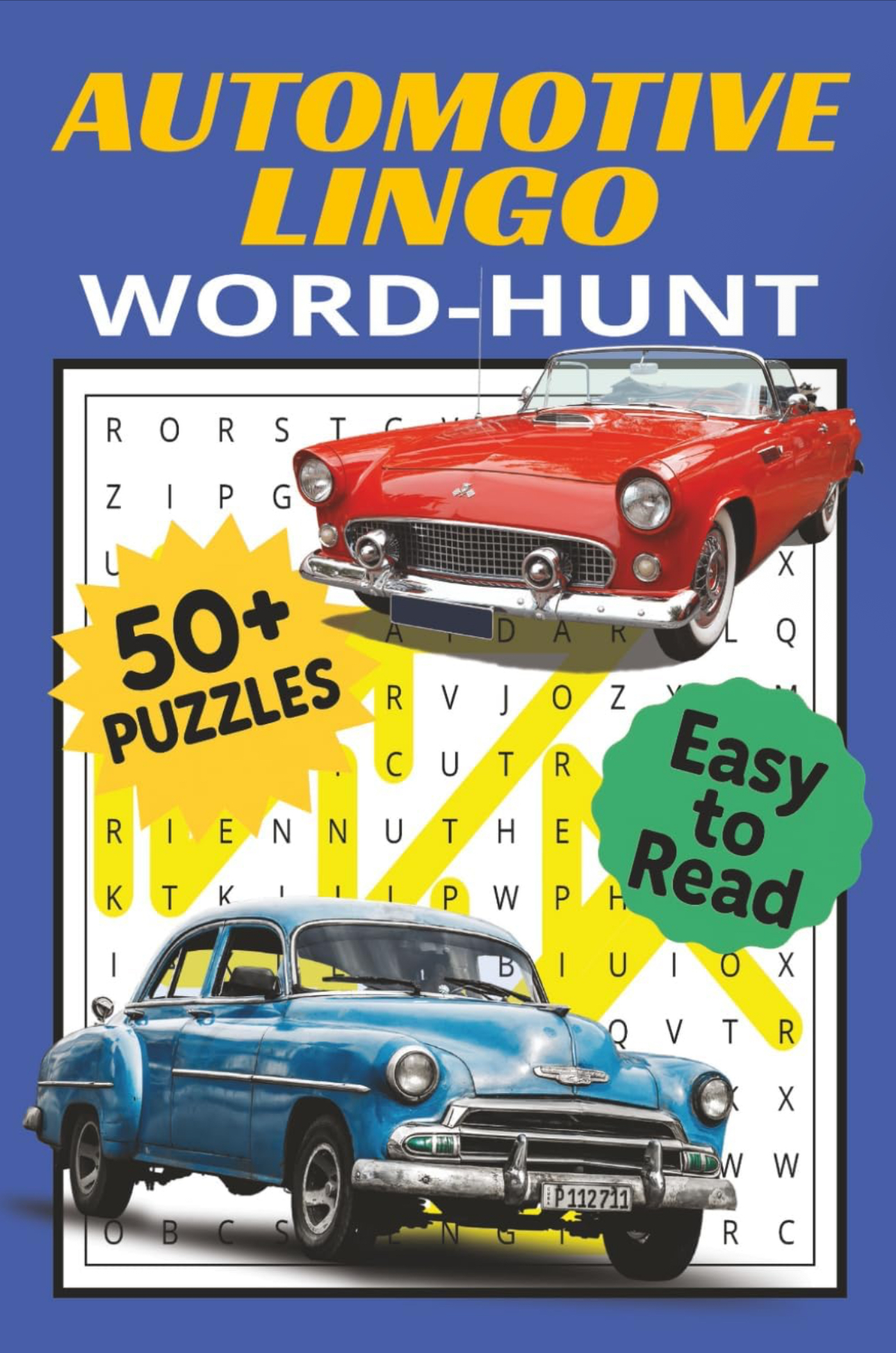 Automotive Lingo Word-Hunt Puzzle Book, front cover