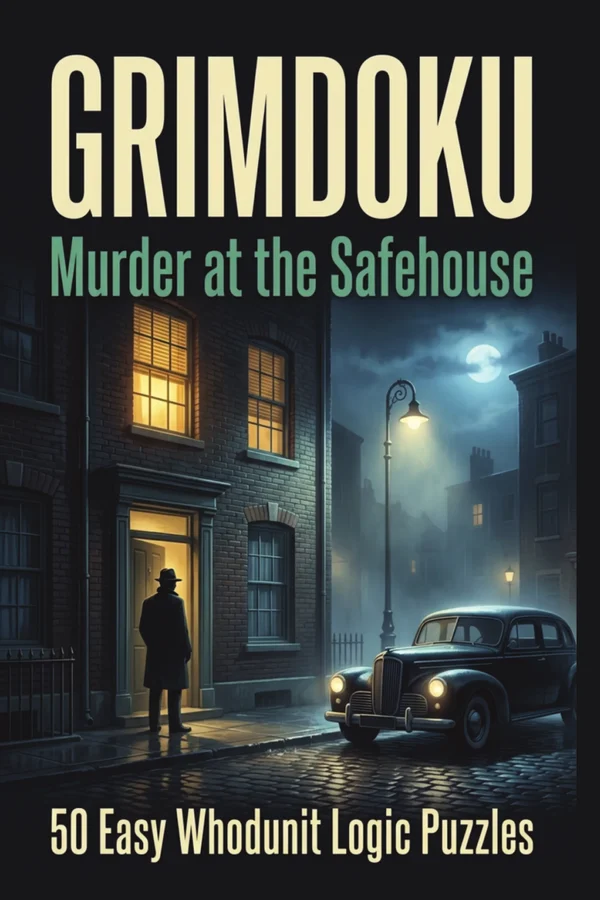 GRIMDOKU: Murder at the Safehouse, front cover