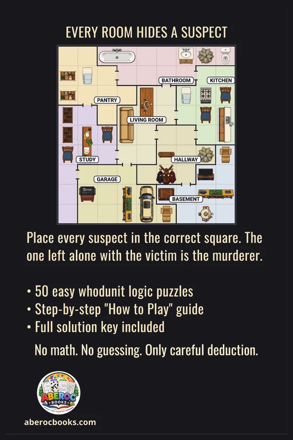 GRIMDOKU: Murder at the Safehouse, back cover