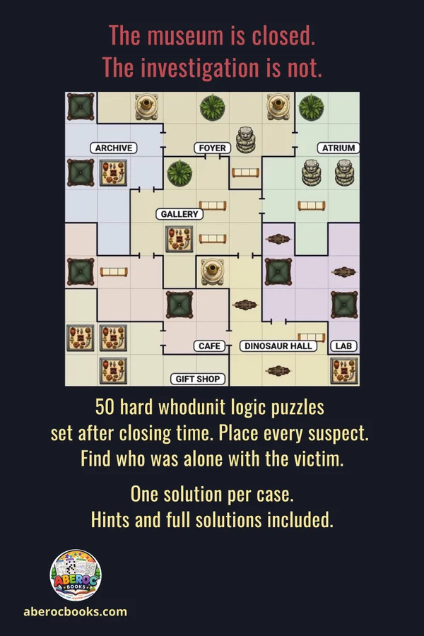 GRIMDOKU: Murder at the Museum After Dark, back cover