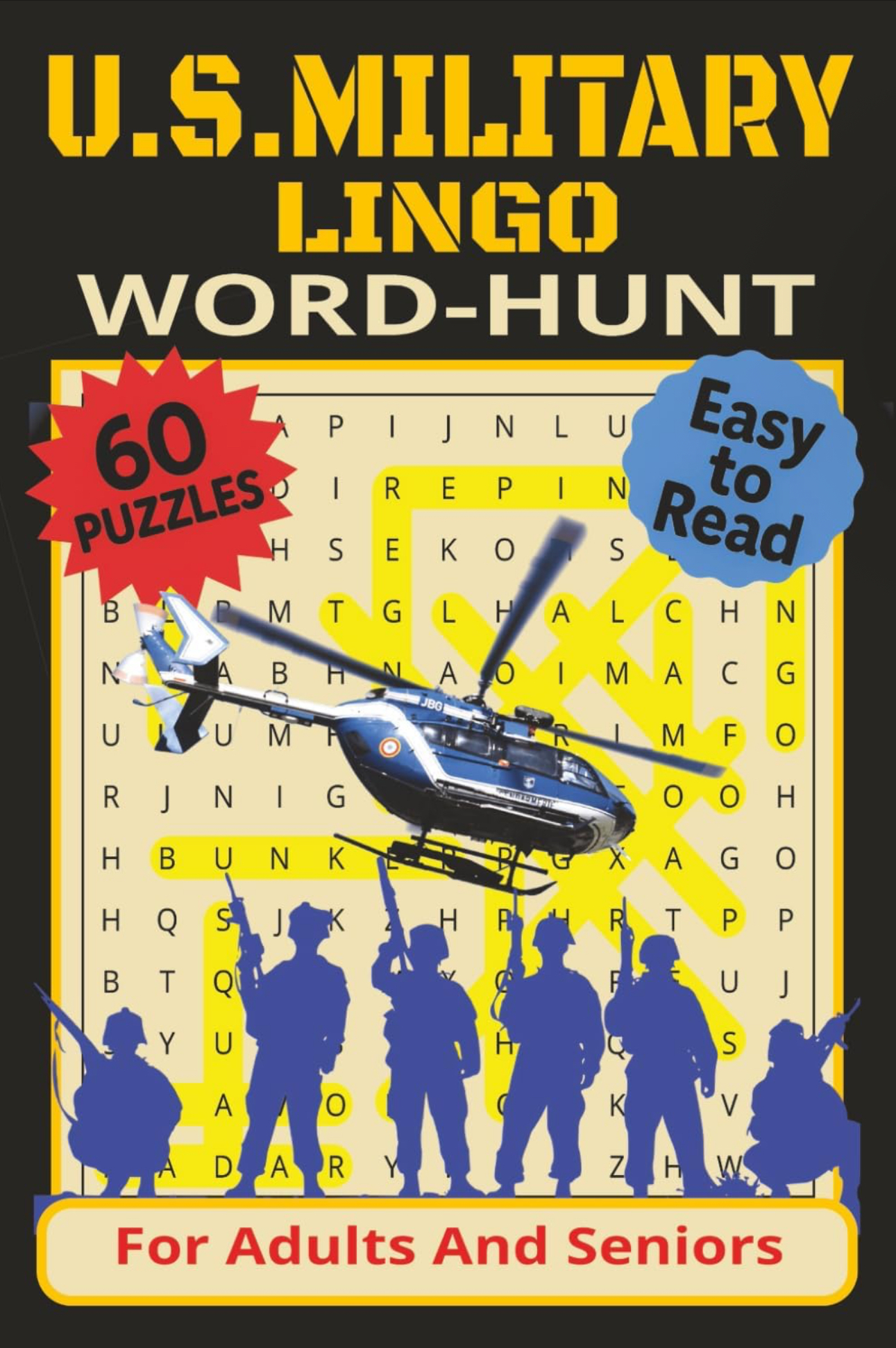 U.S. Military Lingo Word Hunt, front cover
