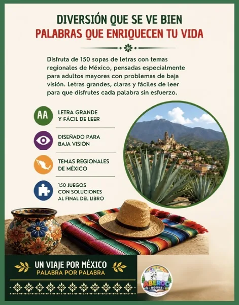 Sopa de Letras en Letra Grande, back cover