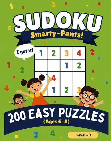 Sudoku Smarty-Pants Level 1, front cover