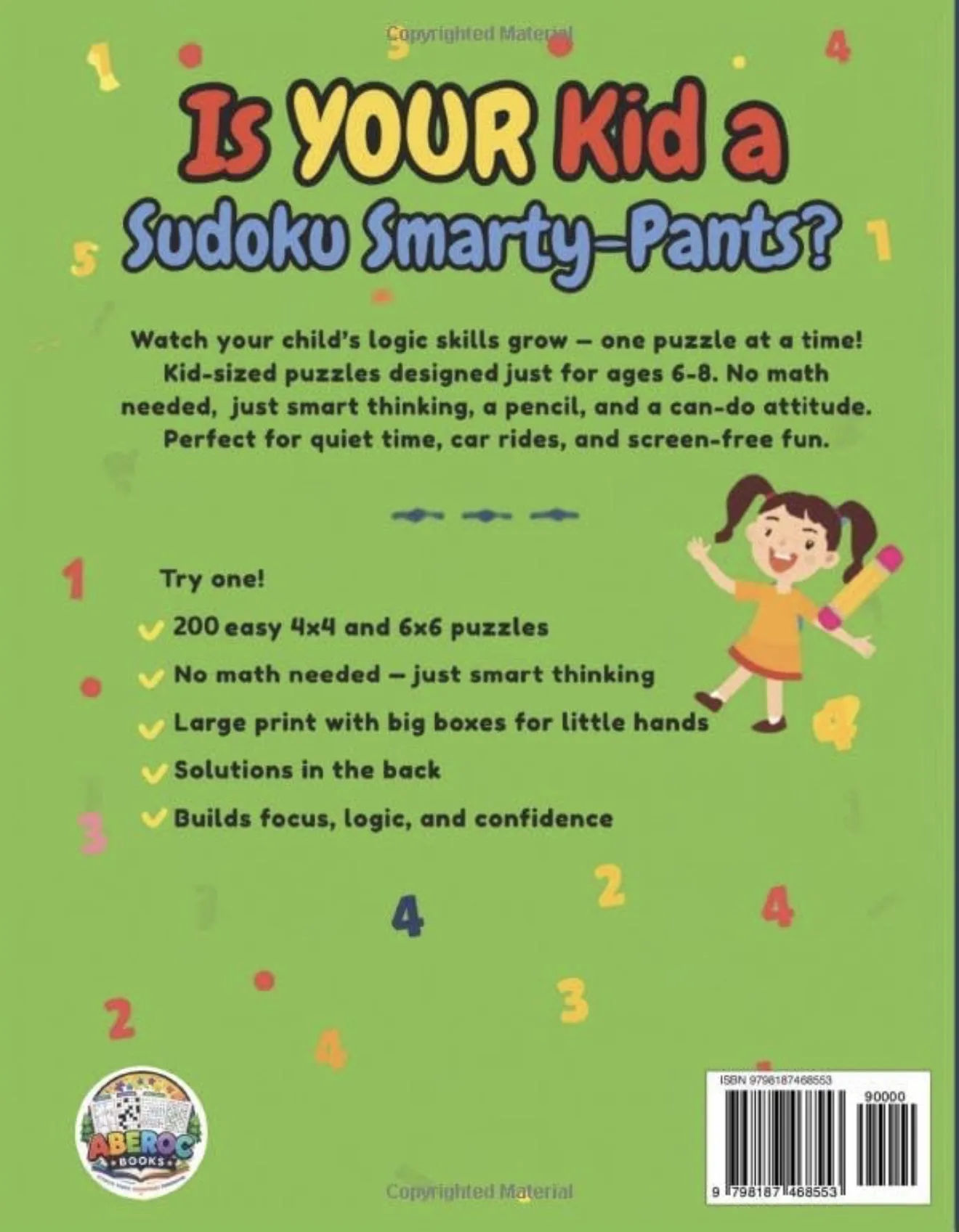 Sudoku Smarty-Pants Level 1, back cover