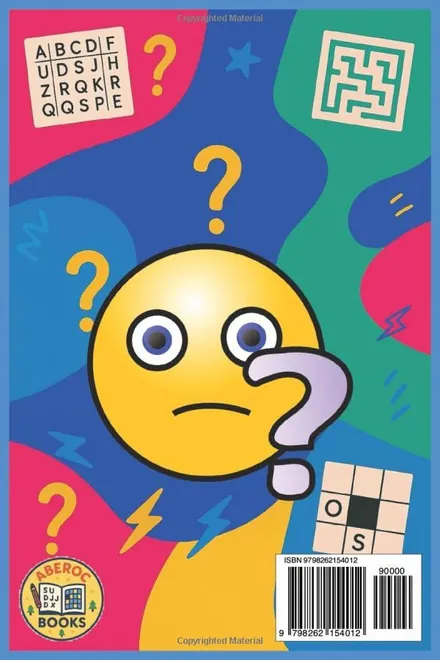 Variety Puzzle Book for Teens, back cover